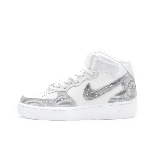 Nike Air Force 1 Galaxy Series X First Культура Устойчивые к истиранию Баланс MID Скейтбординг Топ Кроссовки Женские