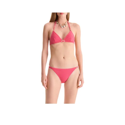 Chanel Персиково-красные Женские Бикини