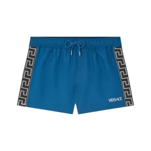 VERSACE Мужские синие плавательные шорты