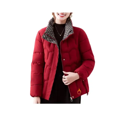 MOUSIDEYOUHUO Воротник-стойка Пуховая куртка Женская