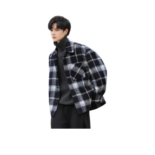 FAKE UINTAGE Клетчатый Унисекс Пальто