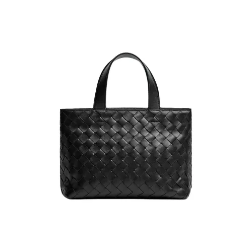 Bottega Veneta Intrecciato Коровья кожа Сумка Мини Мужская Черная