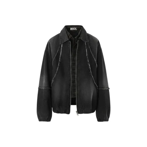 WXEX Серый Черный Унисекс Куртки