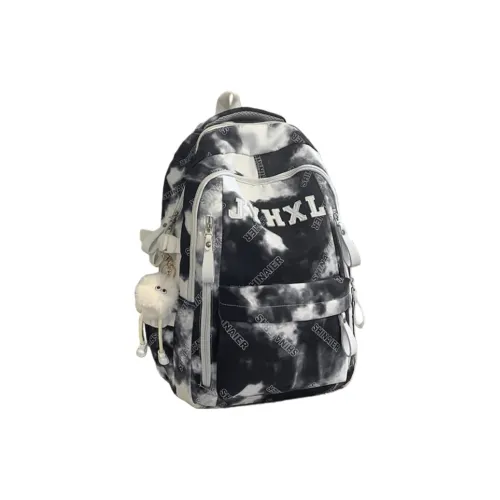 XOKY Nylon Backpack Standard Women's Black Purple Green Blue Pink