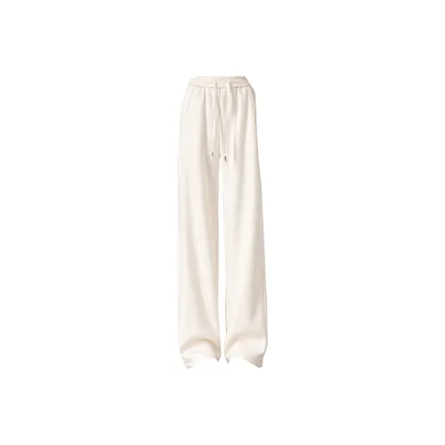 WEIXI Бежевый Абрикос Женские Повседневные Штаны