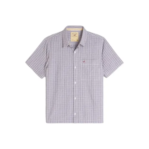 Hollister Мужские Фиолетовые Рубашки