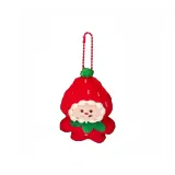 Рождественское украшение в виде куклы с клубничным дизайном