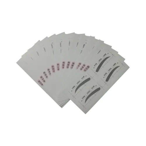 JIANYINGSHU 12 стилей 24 пары стикеров Lazy кисть для бровей инструмент для рисования