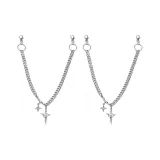 Жидкость, четырехконечная звезда, цепи для брюк (1 пара)