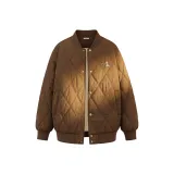 [Флисовая подкладка, осень и зима] Карамельный коричневый (Логотип Ma Life of Happiness на груди)