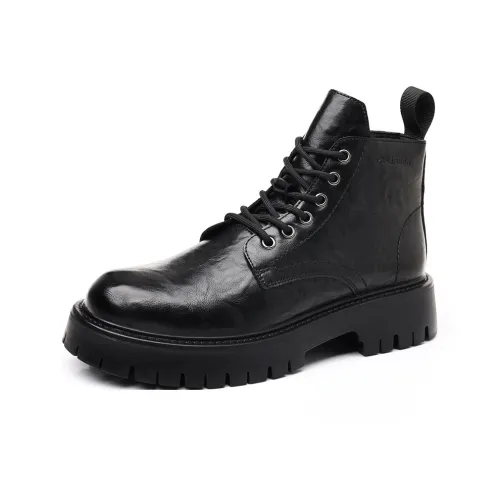 Mulinsen Износостойкий противоскользящий высокий топ повседневная обувь для мужчин