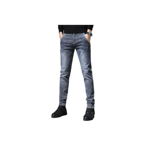 CHENYING Серый 1912 Унисекс Джинсы