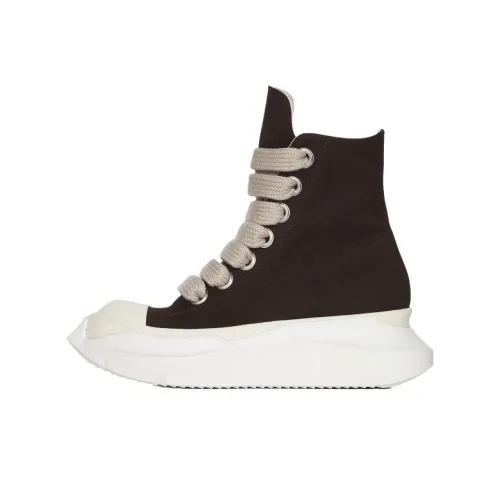 Rick Owens DRKSHDW Concordians Jumbolace Абстрактный Высокий Топ Кеды Женские Темно-Серый