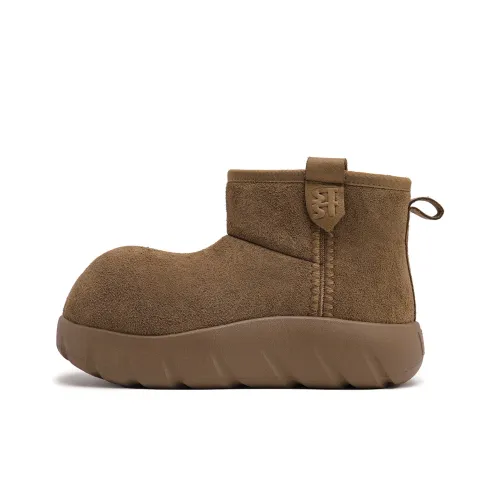 UNCLEWEN NUOWEI Cute Piglet Thermal Height Increasing Slip-Resistant 10 см Snow Boots Women's