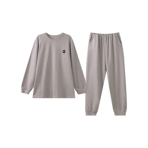 MADALLO Light Gray Men's Pajama Sets