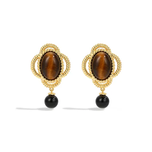 BOONEE ALUS Серьги-гвоздики из стерлингового серебра 925 пробы Женские