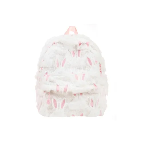 Xmithie Плюшевый рюкзак унисекс розовый белый серый