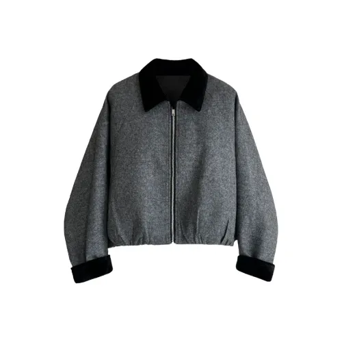 XIAOYERIJI Осенне-зимнее укороченное пальто женское