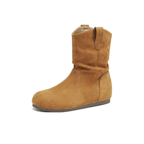 ST SAT Lazy Плиссированный PILE Ботинки Легкий Универсальный Повседневный Ботильоны 1,5 см Женские