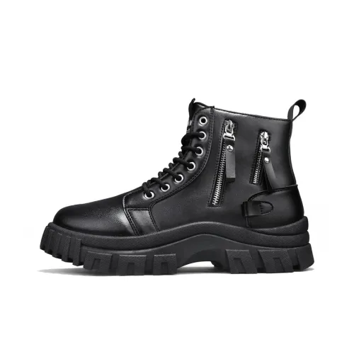 JINLAIKE Martin Boots Мужские Черные