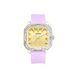 Прозрачный Фиолетовый Желтый