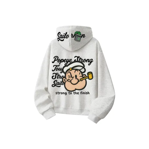 POPEYE С капюшоном Кардиган Свитшот Унисекс