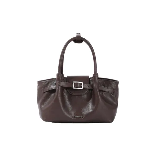 KoniKoni Коровья кожа Сумка Женская Кофейного цвета