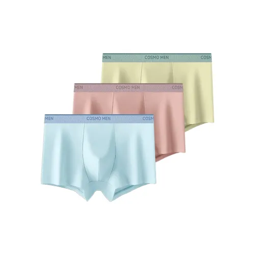 DUSHILIREN Светло-морской синий Светло-розовый Светло-зеленый Мужские боксер-шорты