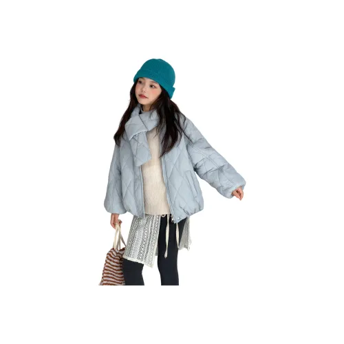 Lanza Повседневный Хлопковый пуховик Зимний Светло-синий Подростки