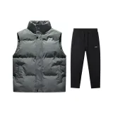 Серые + Черные Флисовые Подкладочные Повседневные Штаны