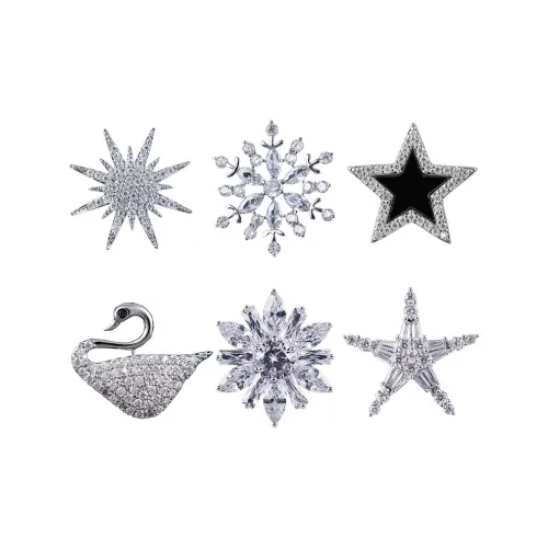 LINGTINGHUAKAI Сплав Броши Унисекс