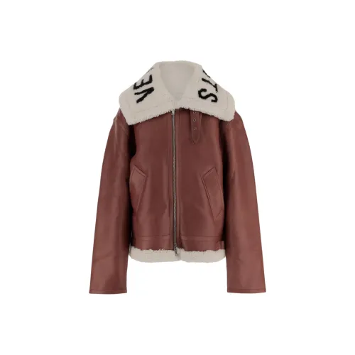 Vetements Fw25 Кожа Куртка Женские