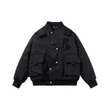 Чёрный [Зимний Утеплённый Улучшенный] Без капюшона