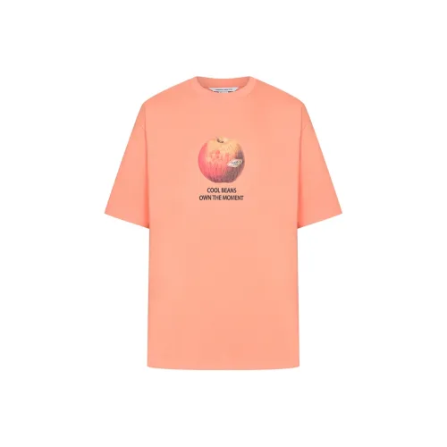 URBAN REVIVO Оранжевый Красный Мужская T-Рубашка