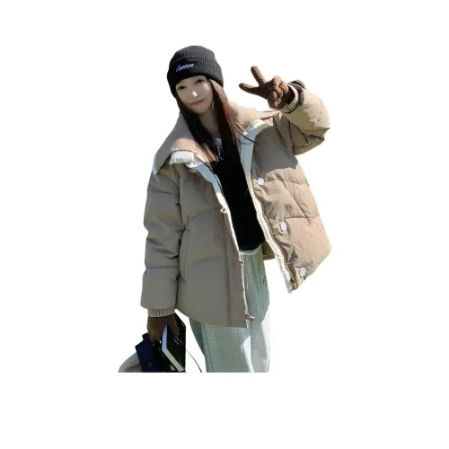 LAOYECHE Хаки Женские пуховики