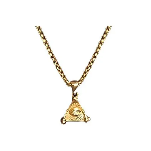 A CONG Studio Титановая сталь Вакуум Гальванизированный 18k В печи Ожерелья Мужской