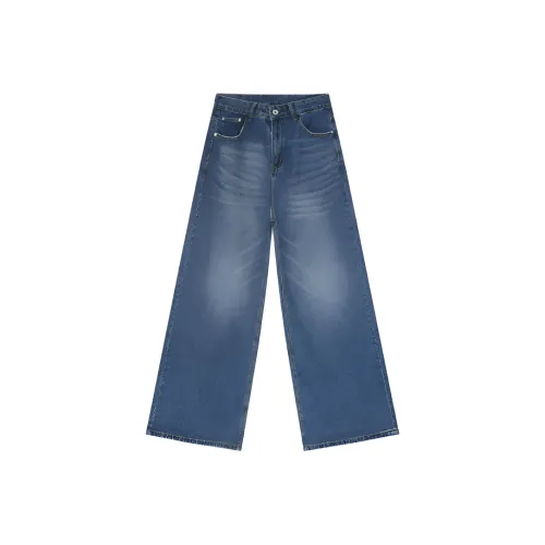 SNEIKLAU Синий Унисекс Джинсы