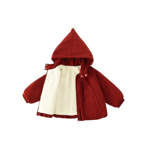 RHOBESAM Yiyin Парк развлечений Плюшевый Шар Пальто Красный Kids Утеплённые куртки