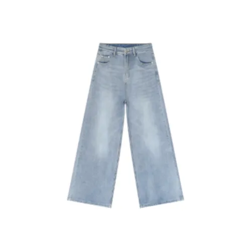 SNEIKLAU Синий Унисекс Джинсы