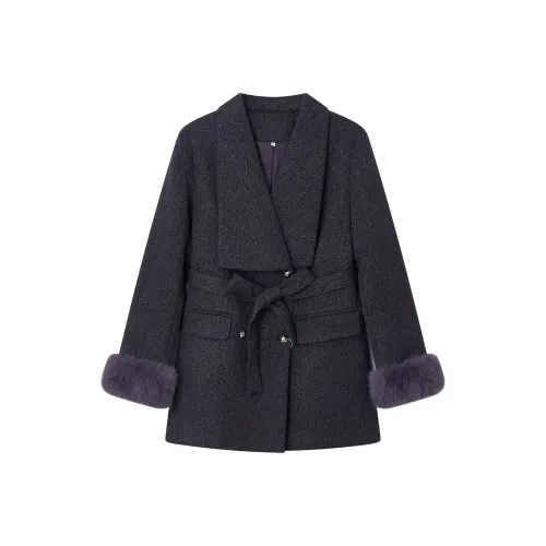 AIYIFU Темно-серый Женский Пальто