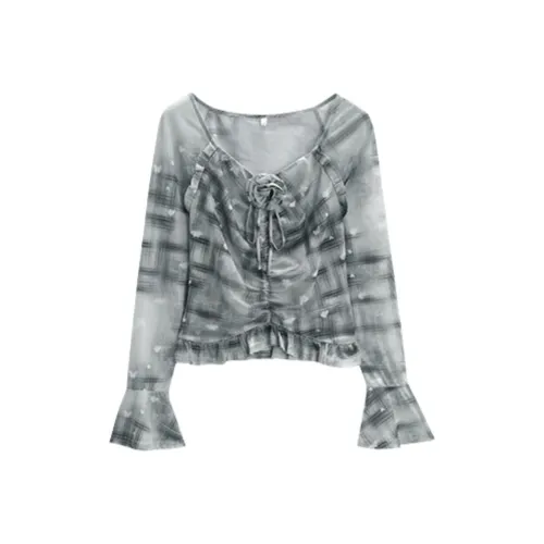 Love To Serve Расклешенный рукав T-рубашка Женская