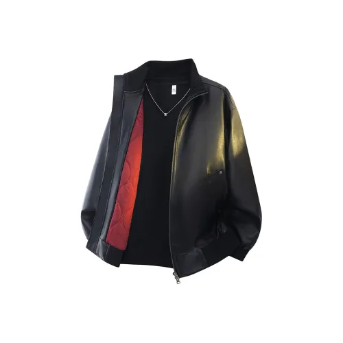 Zomuros Черный Унисекс Кожаные куртки