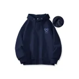 Темно-синий, флисовая подкладка