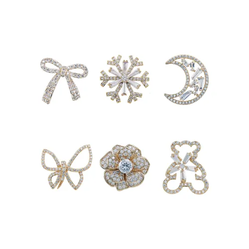 LINGTINGHUAKAI Сплав Броши Унисекс