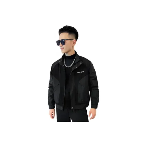 LH HOMME Черный Унисекс Куртки