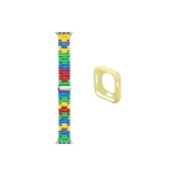 Радужные кубики + желтый набор часов