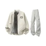 Хаки + Светло-серые штаны