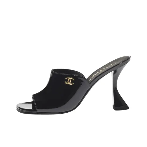 Chanel Шлепанцы Женские Черные