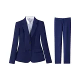 Синий деловой костюм + брюки