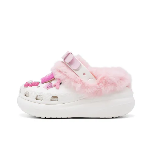 Crocs Classic Clog Peach Joyful Sabo Unisex White Pink